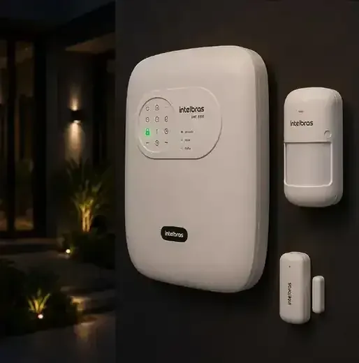 Sistema de alarme com monitoramento 24 horas