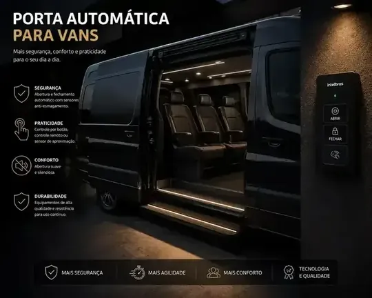 Automação de porta para vans em Lavras MG